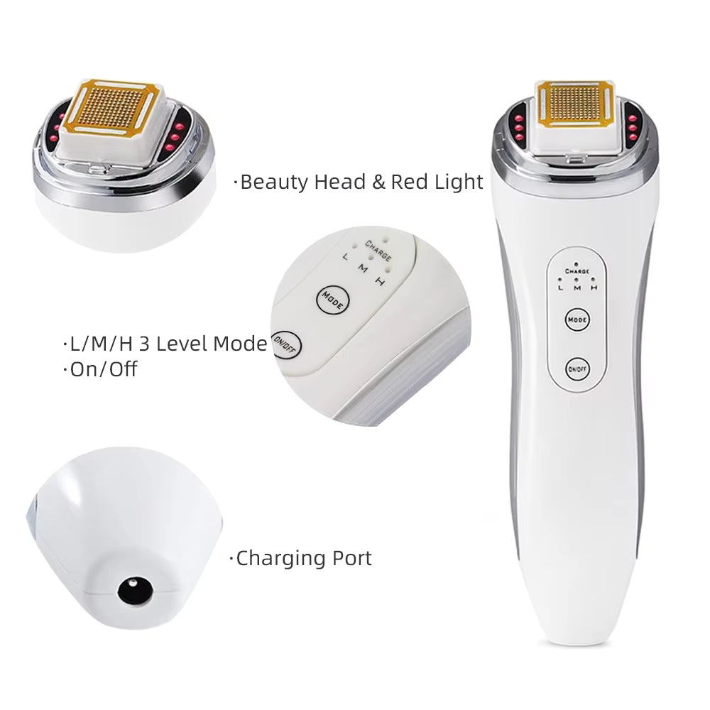 Advanced RF Beauty Wand - Facial Rejuvenation & Skin Tightening Device