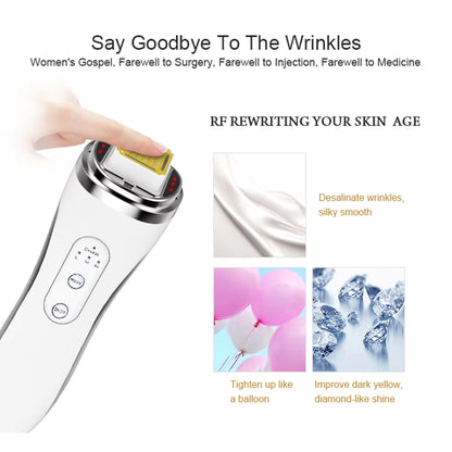 Advanced RF Beauty Wand - Facial Rejuvenation & Skin Tightening Device